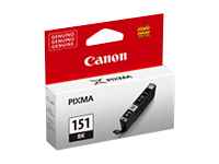 Canon CLI-151BK - 7 ml - negro - original - depósito de tinta - para PIXMA iP7210, iX6810, MG5410, MG5510, MG6310