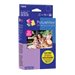 Epson Print Pack T5846 - Color (cian, magenta, amarillo, negro) - cartucho de impresión / kit de papel - para PictureMate Charm PM 225; PictureMate Show PM 300; PictureMate Zoom PM 290