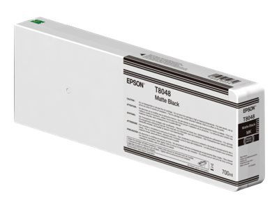 Epson T8048 - 700 ml - negro mate - original - cartucho de tinta - para SureColor SC-P6000, SC-P7000, SC-P7000V, SC-P8000, SC-P9000, SC-P9000V Epson T8048 - 700 ml - negro mate - original - cartucho de tinta - para SureColor SC-P6000, SC-P7000, SC-P7000V, SC-P8000, SC-P9000, SC-P9000V