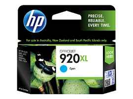 HP 920XL - 6 ml - Alto rendimiento - cián - original - cartucho de tinta - para Officejet 4500 G510, 6000, 6000 E609, 6500, 6500 E709, 6500A E710, 7000 E809, 7500