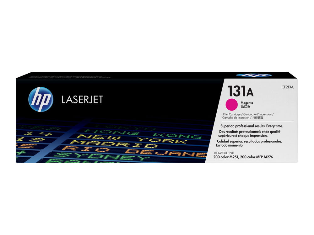HP 131A - Magenta - original - LaserJet - cartucho de tóner (CF213A) - para LaserJet Pro 200 M251n, 200 M251nw, 200 M276nw, MFP M276n, MFP M276nw HP 131A - Magenta - original - LaserJet - cartucho de tóner (CF213A) - para LaserJet Pro 200 M251n, 200 M251nw, 200 M276nw, MFP M276n, MFP M276nw