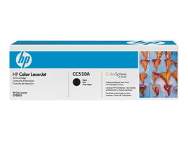 HP 304A - Negro - original - LaserJet - cartucho de tóner (CC530A) - para Color LaserJet CM2320fxi, CM2320n, CM2320nf, CP2025, CP2025dn, CP2025n, CP2025x