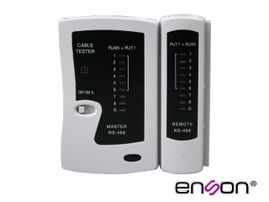 TESTER PARA CABLE DE RED ENSON ENS-TELN1 IDEAL PARA IDENTIFICAR ERRORES DE TERMINADO Y CONTINUIDAD DE CABLES DE RED Y TELEFONICOS RJ45 Y RJ11 TESTER PARA CABLE DE RED ENSON ENS-TELN1 IDEAL PARA IDENTIFICAR ERRORES DE TERMINADO Y CONTINUIDAD DE CABLES DE RED Y TELEFONICOS RJ45 Y RJ11
