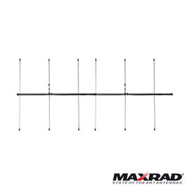 Antena Yagi Direccional para Base, 150-174 MHz, 10.2 dB de ganancia, 6 elementos, 250 Watt. Antena Yagi Direccional para Base, 150-174 MHz, 10.2 dB de ganancia, 6 elementos, 250 Watt.