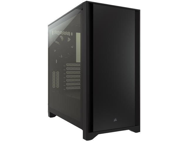 CORSAIR 4000D - Torre - ATX - panel lateral con ventana (cristal templado) - sin fuente de alimentación (ATX) - negro - USB/Audio