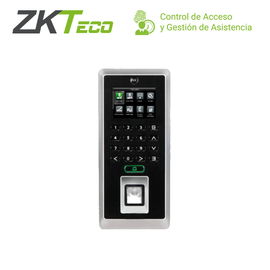 CONTROL DE ACCESO AVANZADO Y ASISTENCIA ZKTECO F21 BIOMETRICO SILKID 3000HUELLAS/5000CONTRASEÑAS/100,000REGISTROS TCP/IP/RS485/RS232/USBHOST/WG COMPATIBLE CON LECTORA FR1500/FR1500WP SIN FUENTE DE ALIMENTACIÓN