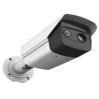 Hikvision Thermographic Bullet Body Temperature Measurement Camera DS-2TD2617B-6/PA - Cámara de videovigilancia de red/térmica - color (Día y noche) - 2688 x 1520 (óptico) / 160 x 120 (térmico) - focal fijado - audio - compuesto - LAN 10/100 - MJPEG,