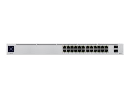 Ubiquiti UniFi Switch USW-24-POE - Conmutador - Gestionado - 24 x 10/100/1000 (16 PoE+) + 2 x Gigabit SFP - montaje en rack, sobremesa - PoE++ (95 W)