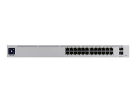 UniFi Switch USW-Pro-24-POE Gen2, Capa 3 de 24 puertos PoE 802.3at/bt + 2 puertos 1/10G SFP+, 400W, pantalla informativa