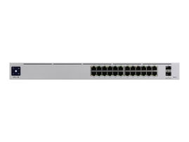 UniFi Switch USW-Pro-24-POE Gen2, Capa 3 de 24 puertos PoE 802.3at/bt + 2 puertos 1/10G SFP+, 400W, pantalla informativa