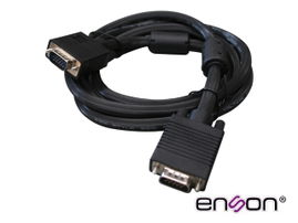 CABLE DE VIDEO VGA ENSON ENS-VGACB2 1.8MT MACHO-MACHO RECOMENDADO PARA SISTEMAS DE VIDEO VIGILANCIA