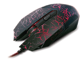 Mouse Gaming Xtech - USB - Bellixus - Hasta 2400dpi - 3-color LED lights -  6 botónes
