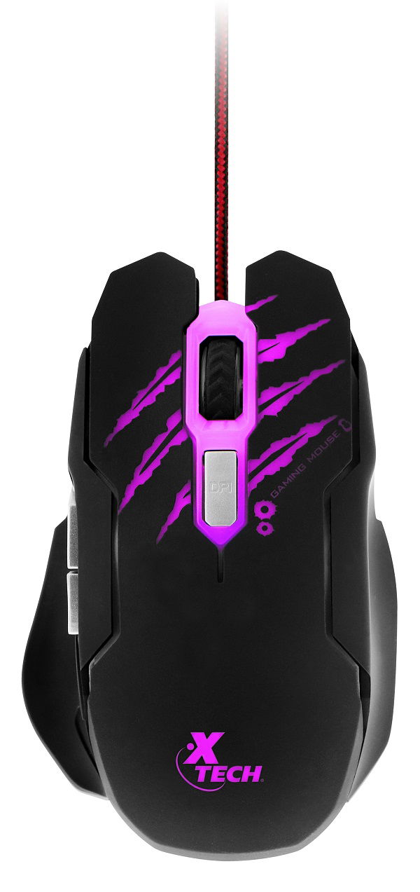 Mouse gaming Xtech XTM-610 - 3200 DPI - 6 botones