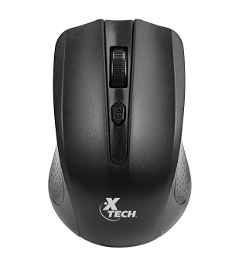 Xtech - Mouse - 2.4 GHz - Wireless - All black - 1600 dpi XTM-310BK