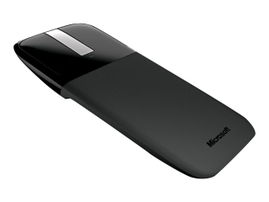 Microsoft Arc Touch Mouse - Ratón - diestro y zurdo - óptico - 2 botones - inalámbrico - 2.4 GHz - receptor inalámbrico USB - negro