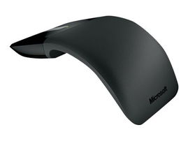 Microsoft Arc Touch Mouse - Ratón - diestro y zurdo - óptico - 2 botones - inalámbrico - 2.4 GHz - receptor inalámbrico USB - negro