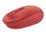 Microsoft ratón móvil inalámbrico 1850 - Ratón - diestro y zurdo - óptico - 3 botones - inalámbrico - 2.4 GHz - receptor inalámbrico USB - rojo llama