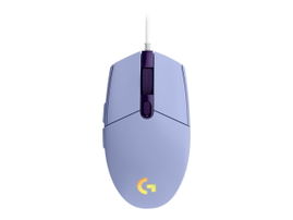 Logitech Gaming Mouse G203 LIGHTSYNC - Ratón - óptico - 6 botones - cableado - USB - lila