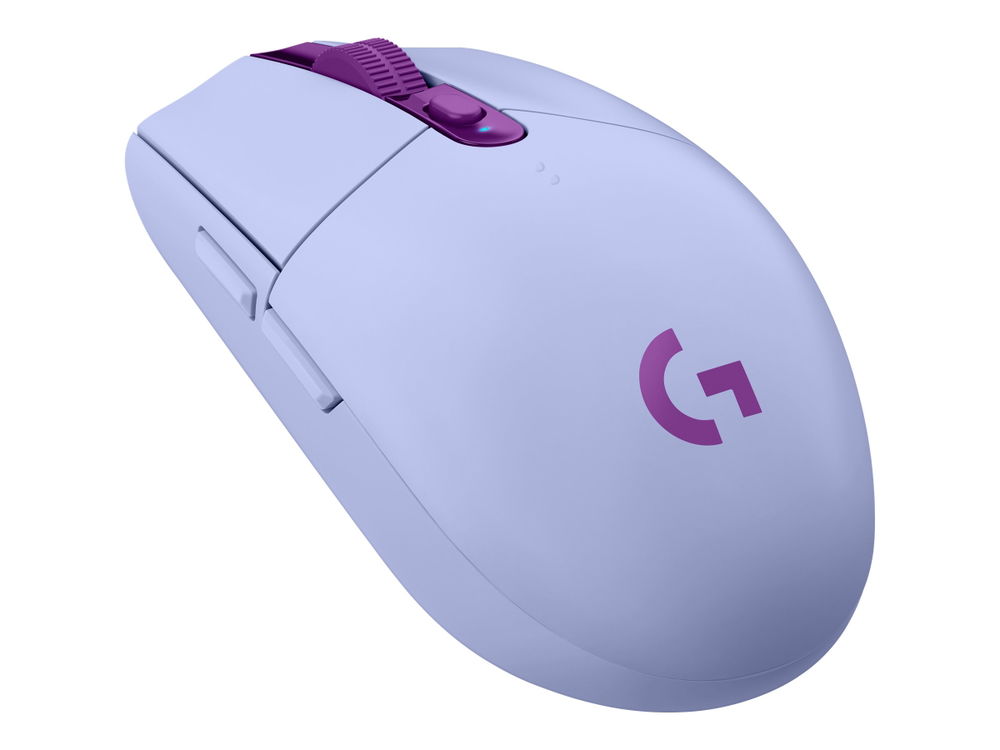 Logitech G305 Lightspeed - Ratón - óptico - 6 botones - inalámbrico - 2.4 GHz - receptor inalámbrico USB - lila Logitech G305 Lightspeed - Ratón - óptico - 6 botones - inalámbrico - 2.4 GHz - receptor inalámbrico USB - lila