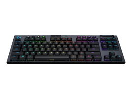 Logitech G915 TKL Tenkeyless LIGHTSPEED Wireless RGB Mechanical Gaming Keyboard - Teclado - retroiluminación - inalámbrico - USB, Bluetooth, 2.4 GHz - inglés - interruptor: GL Tactile - carbón