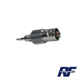 Adaptador de conector BNC hembra a conector plug / fono Adaptador de conector BNC hembra a conector plug / fono