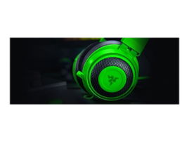 Razer Kraken - Auricular - tamaño completo - cableado - conector de 3,5 mm - aislamiento de ruido - verde