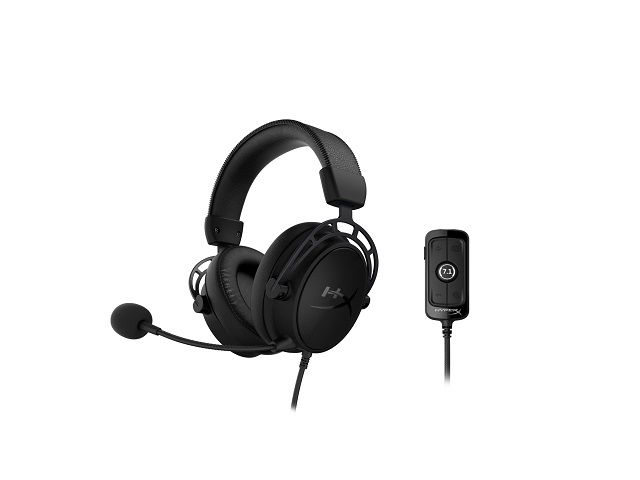HyperX Cloud Alpha S - Auricular - tamaño completo - cableado - conector de 3,5 mm - negro HyperX Cloud Alpha S - Auricular - tamaño completo - cableado - conector de 3,5 mm - negro