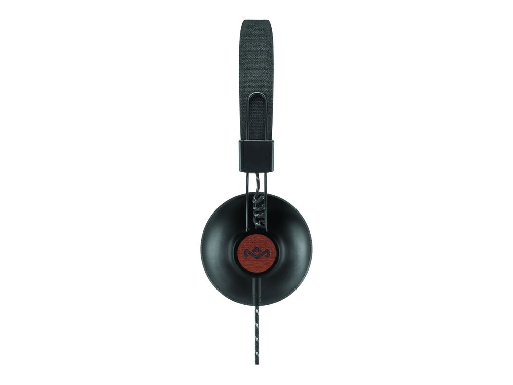 House of Marley Positive Vibration - 2.0 - auriculares con diadema con micro - en oreja - cableado - conector de 3,5 mm - negro exclusivo