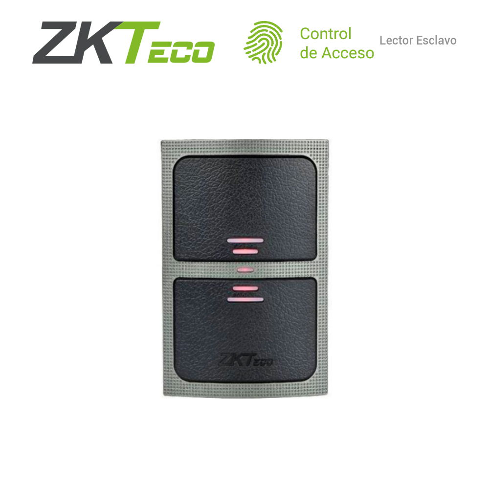 LECTOR PROXIMIDAD ZKTECO KR503E LECTOR ESCLAVO NECESITA CONECTARSE A UN PANEL COMPATIBLE CON PANELES C3 O INBIO O INBIOPRO LEE TARJETAS 125KHZ CONEXIÓN WG LECTOR PROXIMIDAD ZKTECO KR503E LECTOR ESCLAVO NECESITA CONECTARSE A UN PANEL COMPATIBLE CON PANELES C3 O INBIO O INBIOPRO LEE TARJETAS 125KHZ CONEXIÓN WG