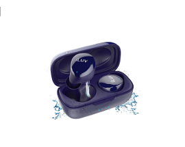 iLuv Bubble Gum True Wireless Air - Auriculares inalámbricos con micro - en oreja - Bluetooth - aislamiento de ruido - azul