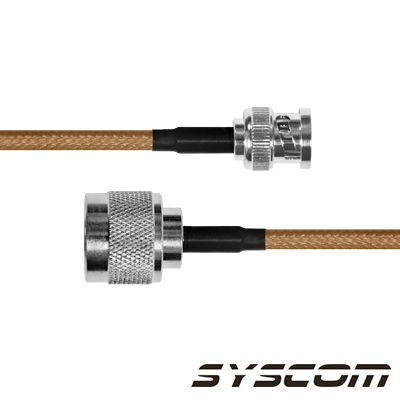 Cable Coaxial RG-142/U de 180 cm, con Conectores BNC Macho a N Macho. Cable Coaxial RG-142/U de 180 cm, con Conectores BNC Macho a N Macho.