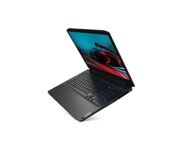 Lenovo IdeaPad Gaming 3 15ARH05 82EY - Diseño de bisagra en 180 grados - AMD Ryzen 5 - 4600H / hasta 4 GHz - Win 10 Home 64 bit - GF GTX 1650  - 8 GB RAM - 256 GB SSD NVMe - 15.6