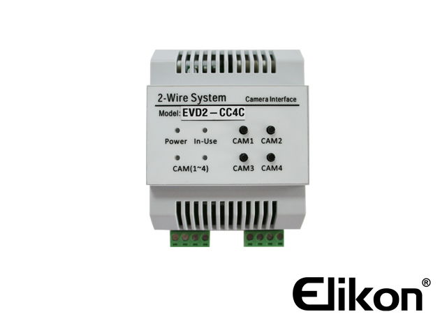 CONTROLADORA DE CÁMARAS CCTV ELIKON EVD2-CC4C P/VIDEOPORTERO SOPORTA HASTA 2 CÁMARAS ANÁLOGAS, ES COMPATIBLE CON EL KIT EVD2-40KIT CONTROLADORA DE CÁMARAS CCTV ELIKON EVD2-CC4C P/VIDEOPORTERO SOPORTA HASTA 2 CÁMARAS ANÁLOGAS, ES COMPATIBLE CON EL KIT EVD2-40KIT