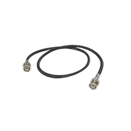 Cable Coaxial RG-59U-SYS-COBRE (30 cm) Cinta Poliester, 40% Malla-Aluminio, BNC Macho-BNC Macho.