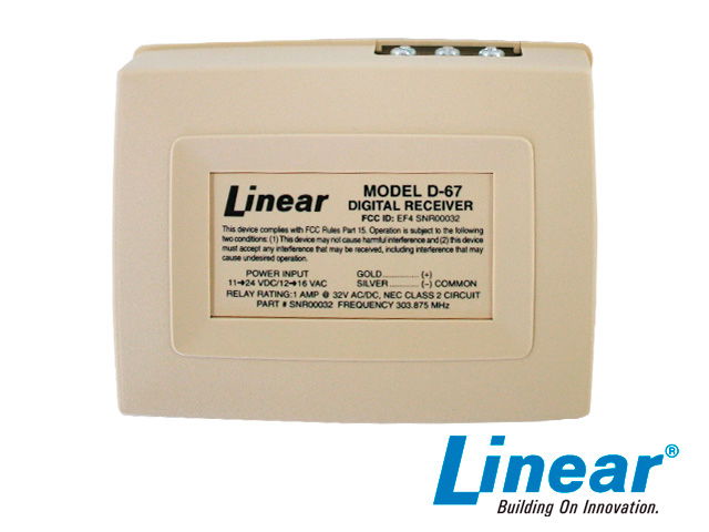 RECEPTOR 1CH LINEAR D-67 303.875 MHZ LARGO ALCANCE
