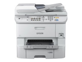 Epson WorkForce Pro WF-6590DWF - Impresora multifunción - color - chorro de tinta - 279.4 x 431.8 mm (original) - A4/Legal (material) - hasta 22 ppm (copiando) - hasta 24 ppm (impresión) - 580 hojas - 33.6 Kbps - USB 2.0, Gigabit LAN, Wi-Fi(n), NFC, 