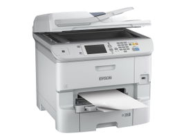 Epson WorkForce Pro WF-6590DWF - Impresora multifunción - color - chorro de tinta - 279.4 x 431.8 mm (original) - A4/Legal (material) - hasta 22 ppm (copiando) - hasta 24 ppm (impresión) - 580 hojas - 33.6 Kbps - USB 2.0, Gigabit LAN, Wi-Fi(n), NFC, 