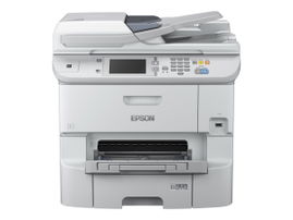 Epson WorkForce Pro WF-6590DWF - Impresora multifunción - color - chorro de tinta - 279.4 x 431.8 mm (original) - A4/Legal (material) - hasta 22 ppm (copiando) - hasta 24 ppm (impresión) - 580 hojas - 33.6 Kbps - USB 2.0, Gigabit LAN, Wi-Fi(n), NFC, 