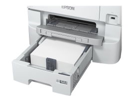 Epson WorkForce Pro WF-6590DWF - Impresora multifunción - color - chorro de tinta - 279.4 x 431.8 mm (original) - A4/Legal (material) - hasta 22 ppm (copiando) - hasta 24 ppm (impresión) - 580 hojas - 33.6 Kbps - USB 2.0, Gigabit LAN, Wi-Fi(n), NFC, 