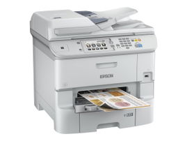 Epson WorkForce Pro WF-6590DWF - Impresora multifunción - color - chorro de tinta - 279.4 x 431.8 mm (original) - A4/Legal (material) - hasta 22 ppm (copiando) - hasta 24 ppm (impresión) - 580 hojas - 33.6 Kbps - USB 2.0, Gigabit LAN, Wi-Fi(n), NFC, 