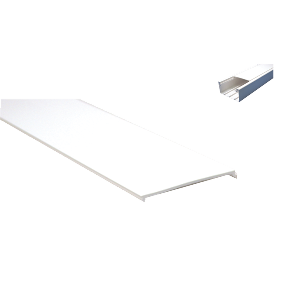 Tapa para canal TEK 100 color blanco (5580-01250) Tapa para canal TEK 100 color blanco (5580-01250)