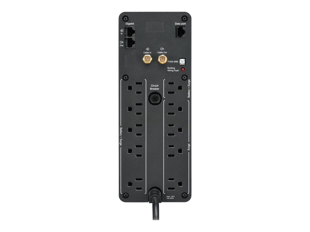 APC Back-UPS Pro BR1500M2-LM - UPS - CA 120 V - 900 vatios - 1500 VA - USB - conectores de salida: 10 - negro