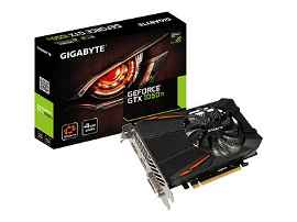 Gigabyte GeForce GTX 1050 Ti D5 4G - Tarjeta gráfica - GF GTX 1050 Ti - 4 GB GDDR5 - PCIe 3.0 x16 - DVI, HDMI, DisplayPort
