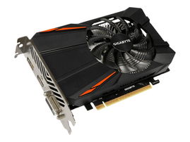 Gigabyte GeForce GTX 1050 Ti D5 4G - Tarjeta gráfica - GF GTX 1050 Ti - 4 GB GDDR5 - PCIe 3.0 x16 - DVI, HDMI, DisplayPort