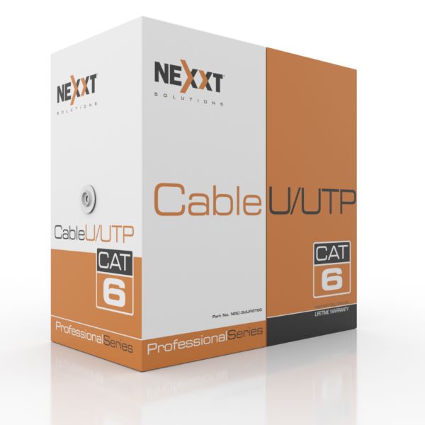 Nexxt Professional U/UTP GRIS Cat6 CMR 23AWG 305m Nexxt Professional U/UTP GRIS Cat6 CMR 23AWG 305m