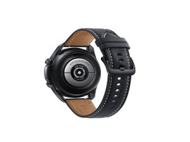 Samsung Galaxy Watch 3 - 45 mm - negro místico - reloj inteligente con banda - cuero - pantalla luminosa 1.4 Samsung Galaxy Watch 3 - 45 mm - negro místico - reloj inteligente con banda - cuero - pantalla luminosa 1.4
