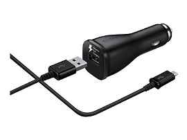 Samsung EP-LN915U - Adaptador de corriente para el coche - 2 A (USB) - en el cable: Micro-USB - negro - para Galaxy Note5, S6, S6 edge, S6 edge+