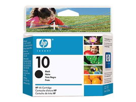 HP 10 - 69 ml - negro - original - cartucho de tinta - para Business Inkjet 1000, 1200, 2300, 2800; DesignJet 110, 500, 70, 820; Officejet Pro K850