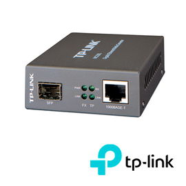 Convertidor Multimedia SFP Gigabit, 1 Puerto RJ45 1000 Mbps, 1 Puerto SFP, hasta 550 M en fibra multimodo y 10 Km en fibra monomodo