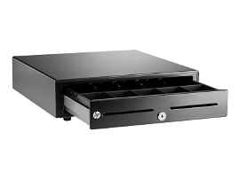 HP Standard Duty Cash Drawer - Caja registradora electrónica - negro - para Engage Flex Mini Retail System; Engage One; RP9 G1 Retail System